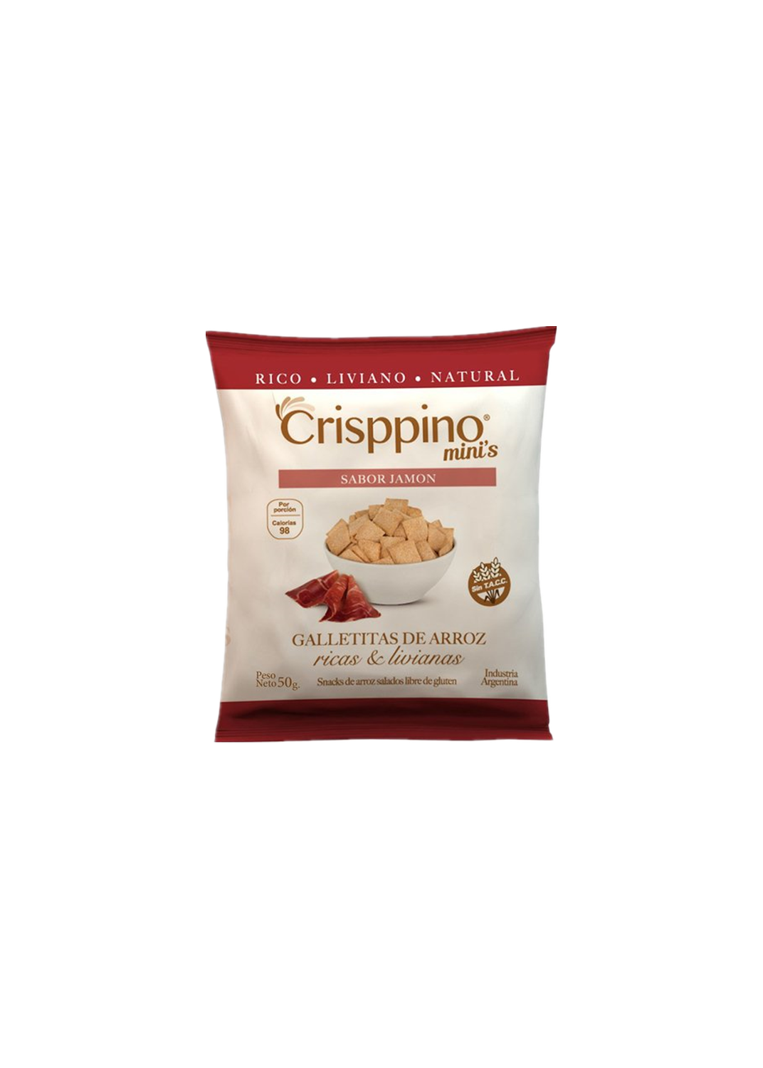 CRISPINO CRISPINO GAL JAMON 50G