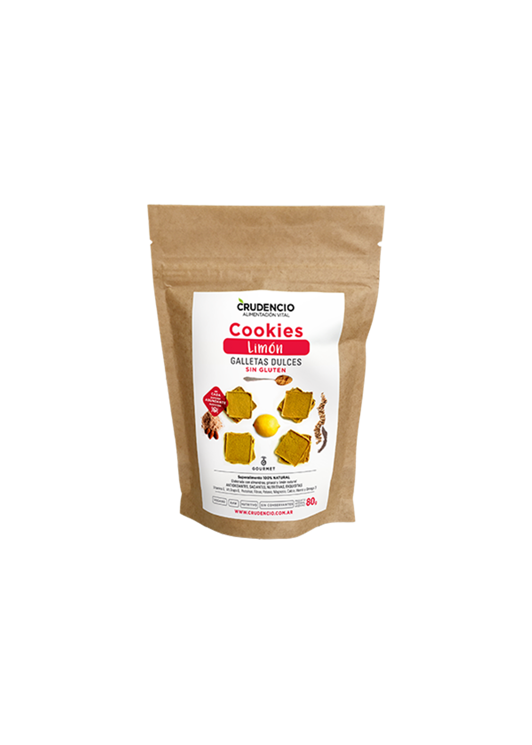 CRUDENCIO CRUDENCIO COOKIES LIMON APLV 8