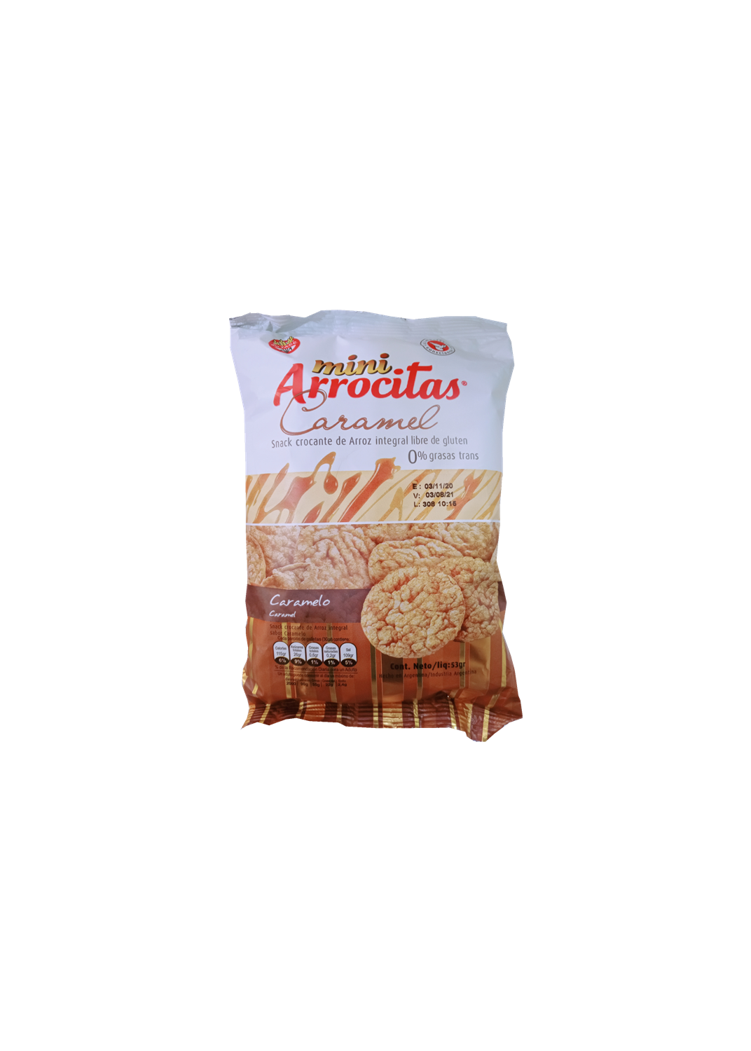MINI ARRO MINI ARRO CARAMELO APLV 53G