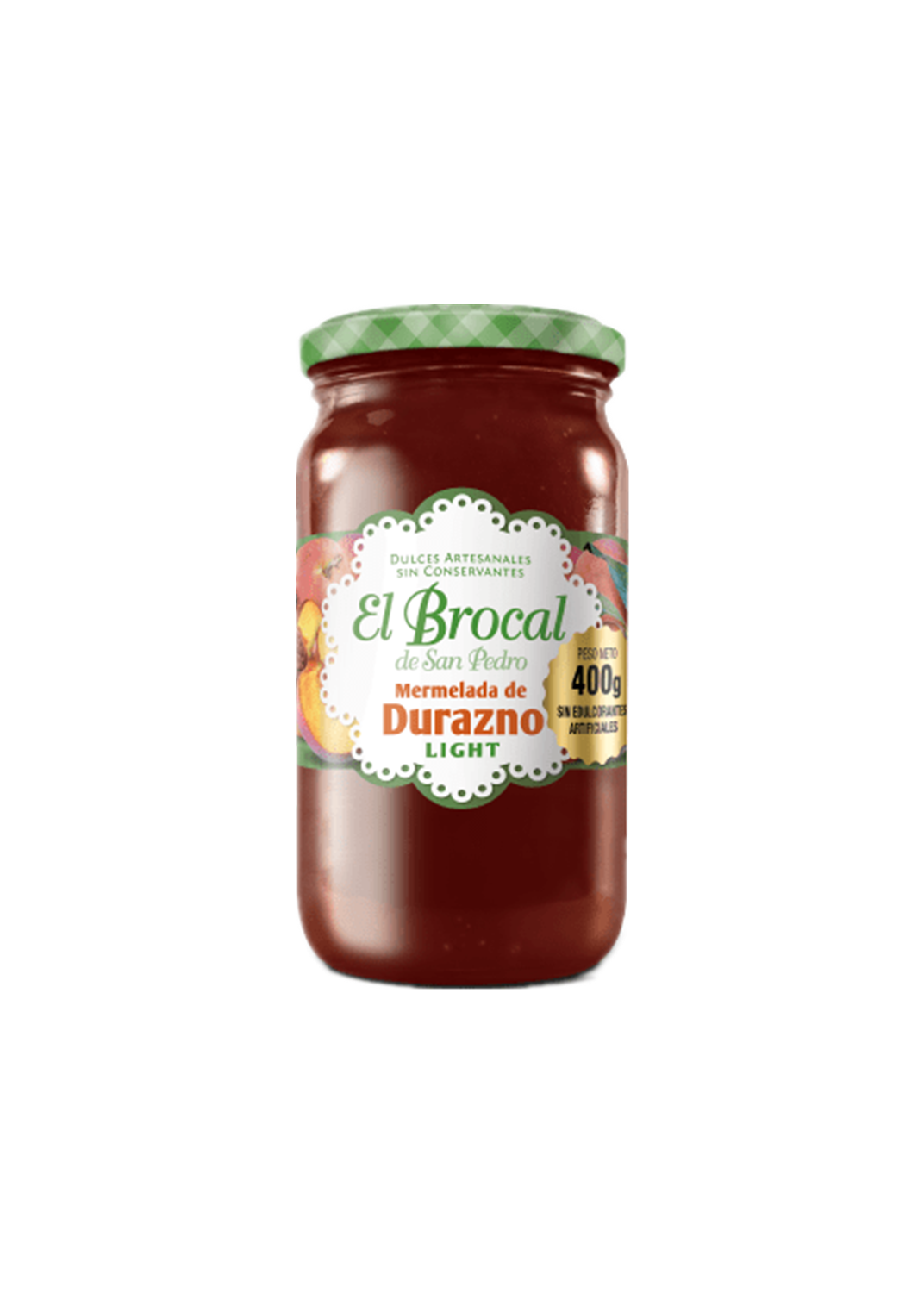 EL BROCAL DURAZNO LIGHT 400G APLV