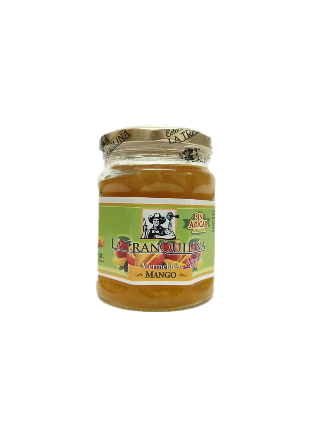 LA TRANQUILINA MERMELADA DE MANGO LIG 330G