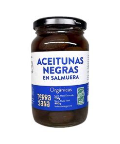 TERRASANA ACEITUNAS NEGRAS 250G