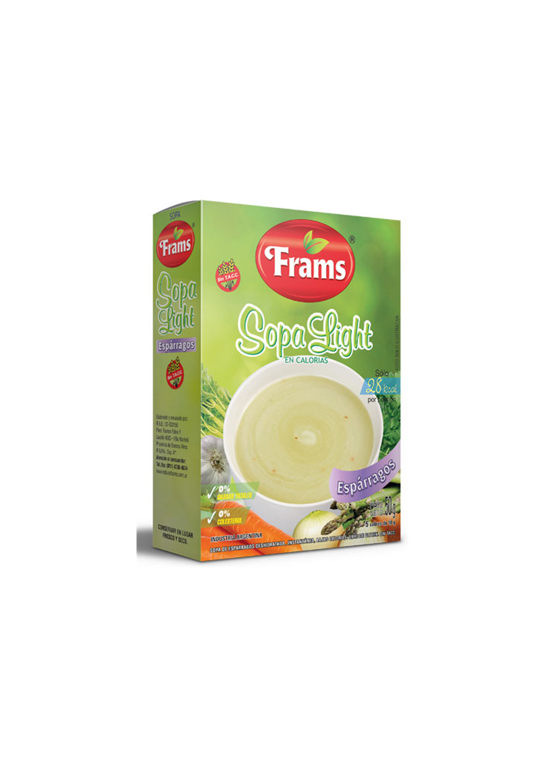 FRAMS SOPA LIGHT ESPARRAGOS 50G