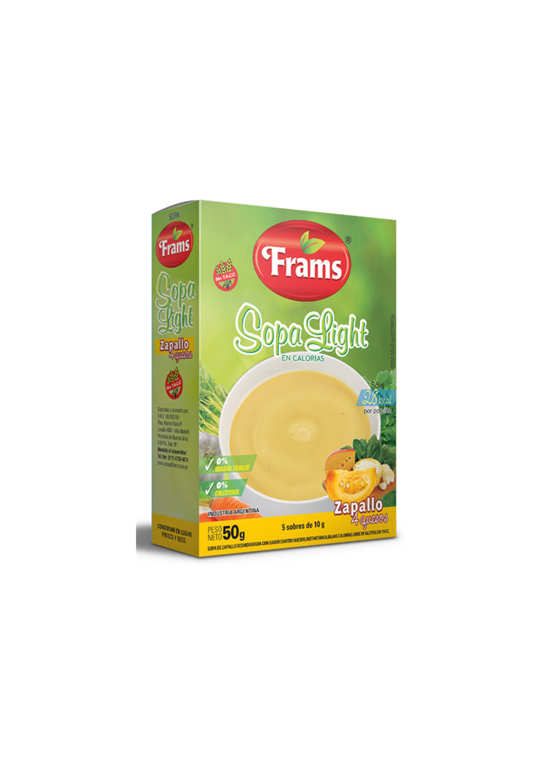 FRAMS SOPA ZAPA 4 QUESOS 50G