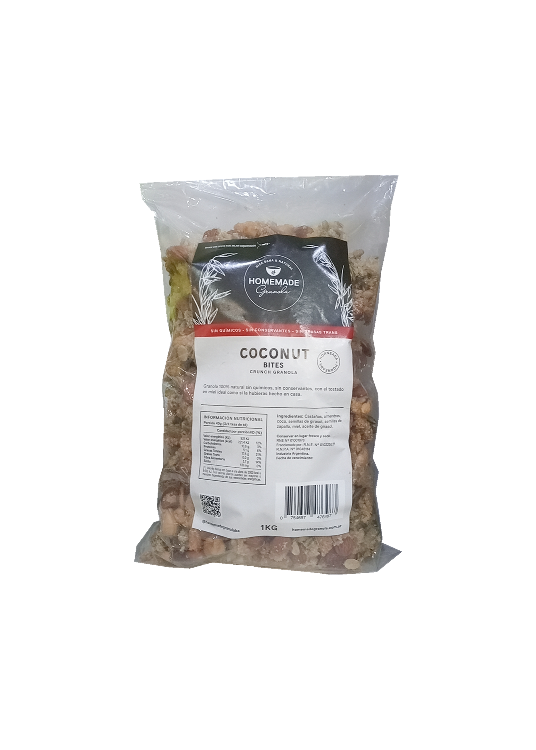 HOMEMADE GRANOLA COCONUT 1KG