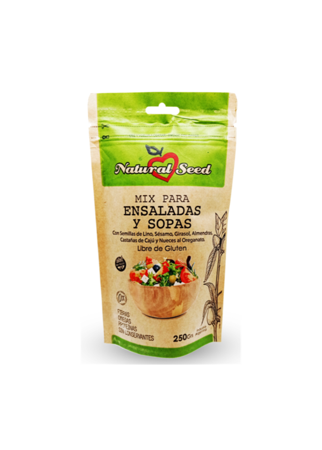 NATURAL SEED MIX ENSALADAS Y SOPAS 250G