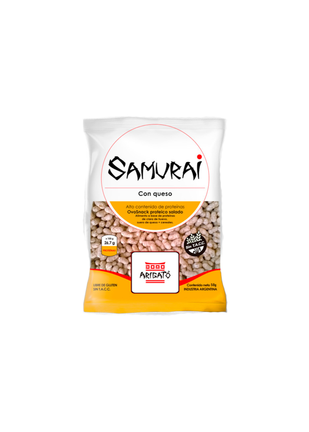 SAMURAI SAMURAI SNACK QUESO 60G