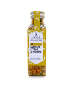 SAROS MOSTAZA CITRUS/HIERBAS 50G