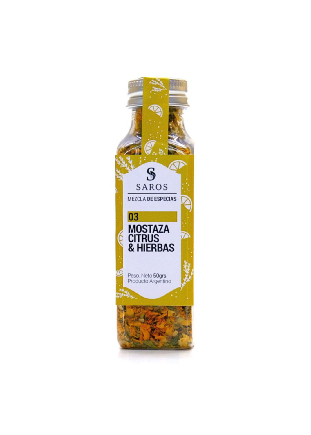 SAROS MOSTAZA CITRUS/HIERBAS 50G