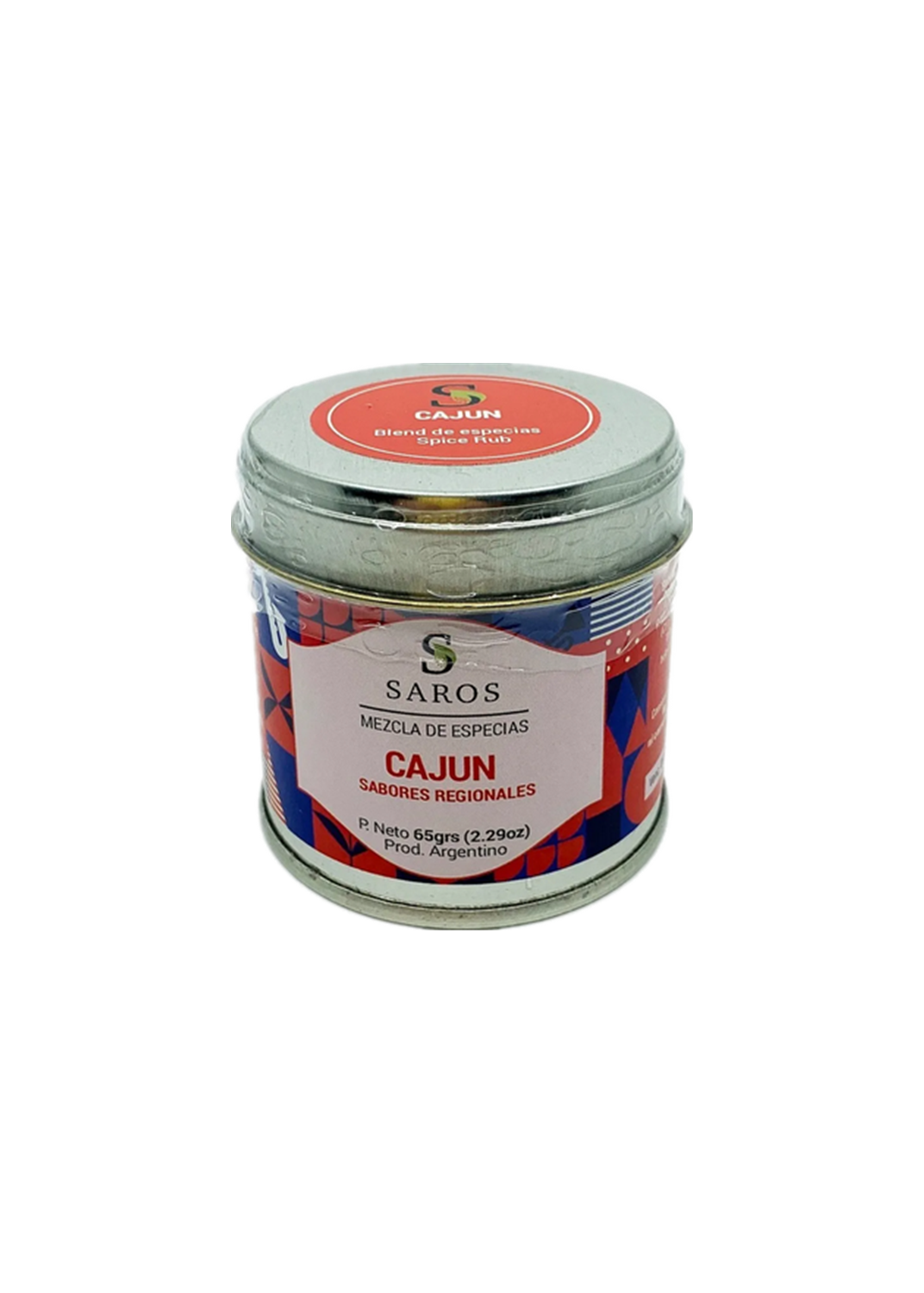 SAROS CAJUN LATA 65G