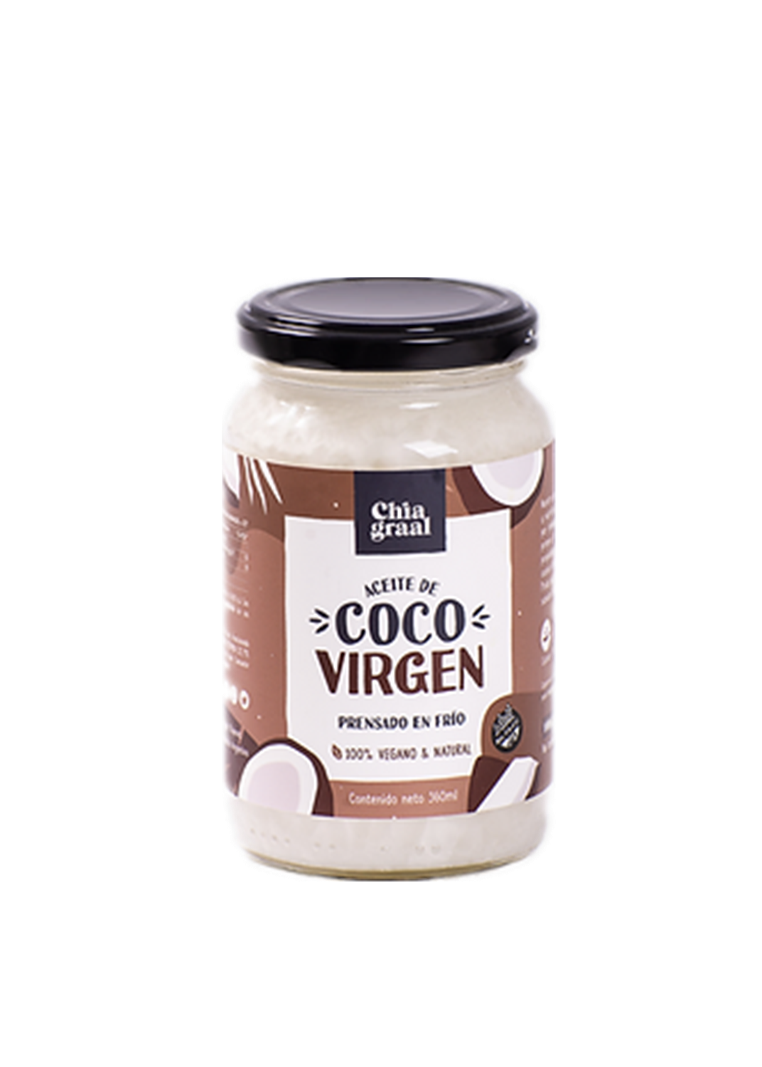 CHIAGRAAL ACEITE COCO VIRGEN APLV 360ML