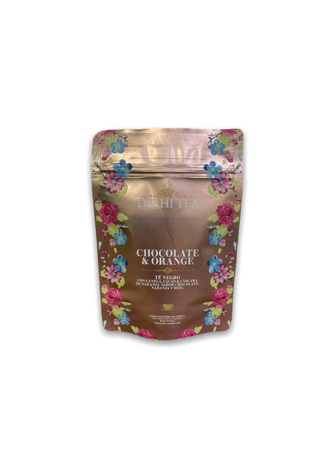 DELHI TEA DOYPACK CHOCOLATE ORANGE 40G