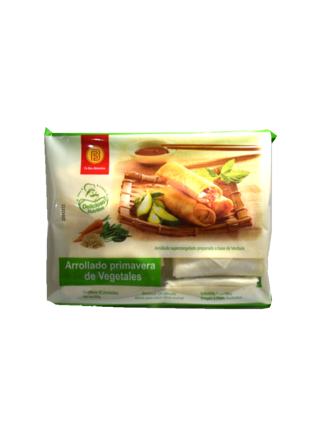 FU BAO ARROLLADITO VERDURA 500G
