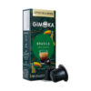 GIMOKA Capsula de Aluminio Brasile 10U
