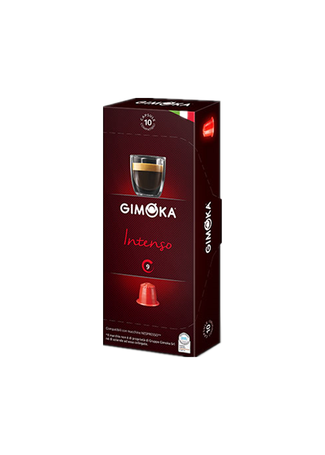 GIMOKA Capsulas Plasticas Espresso Intenso 10U