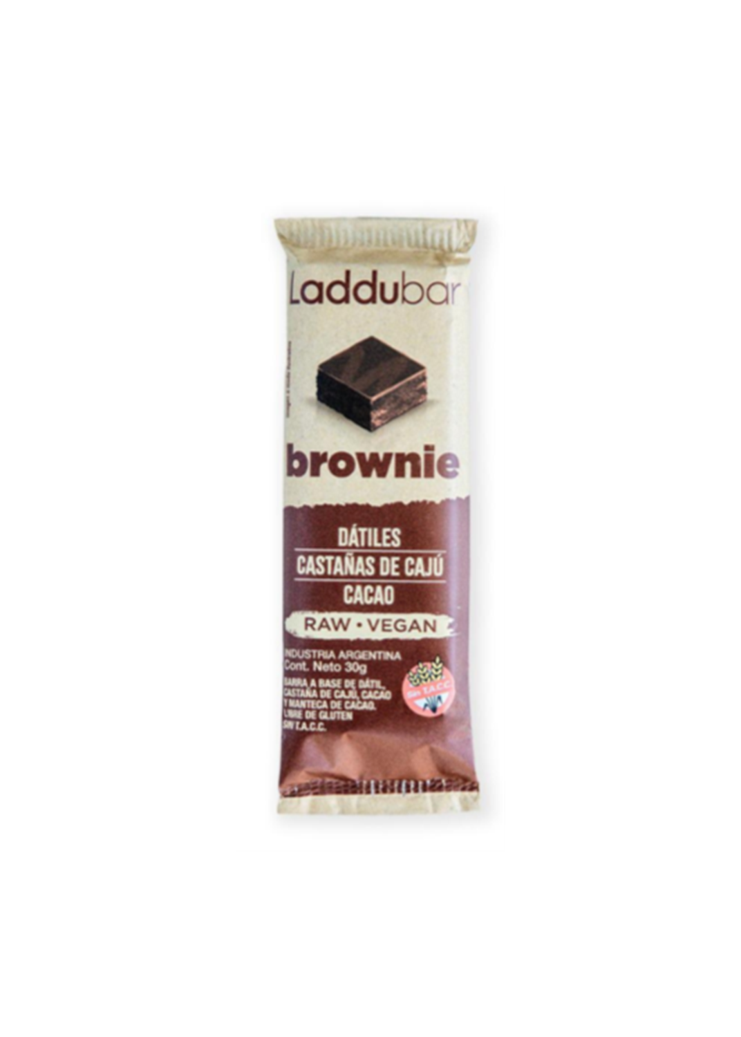 LADDUBAR BARRA BROWNIE 30G