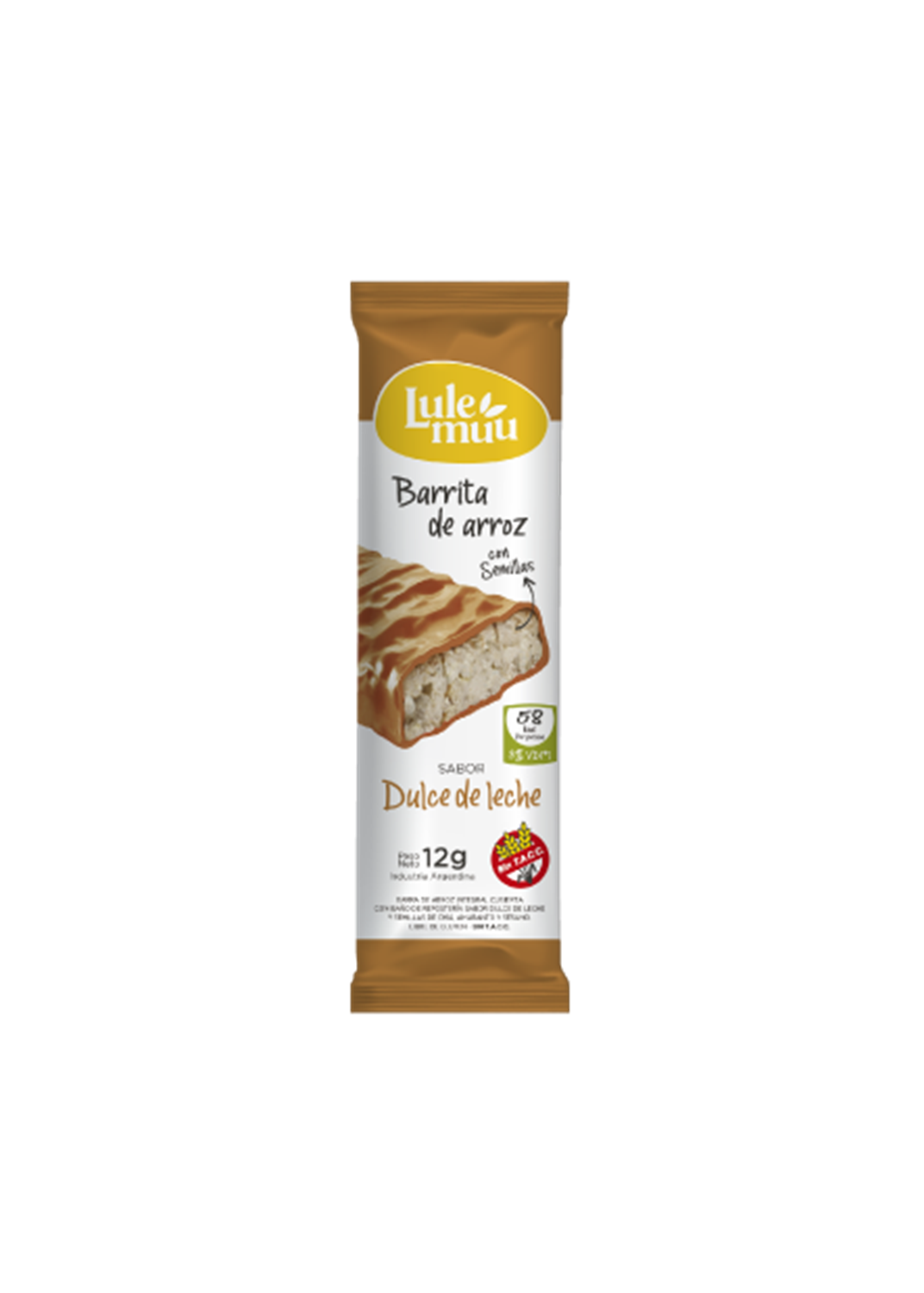 LULEMUU BARRA DE ARROZ C/DDL 12G