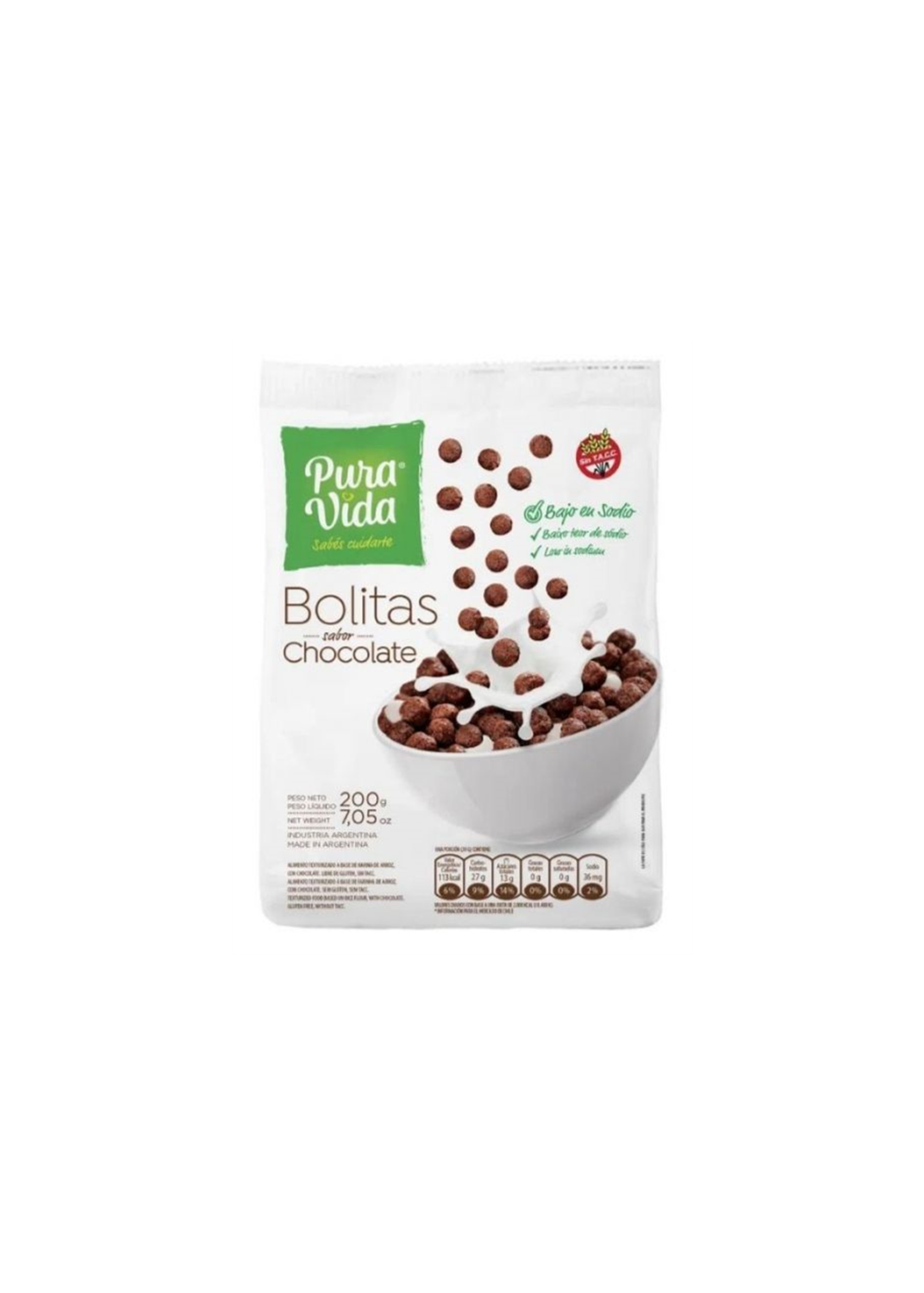 PURA VIDA PURA VIDA B.CHOC 200G