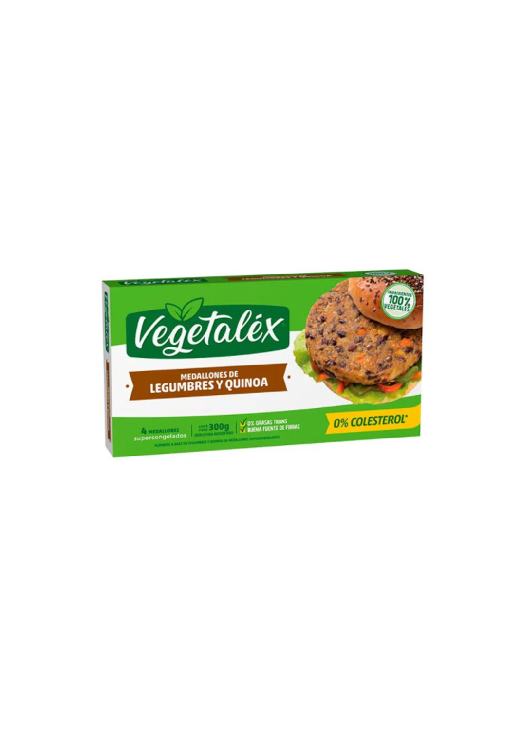 VEGETALEX MEDALLON LEGUMB Y QUINOA 300G