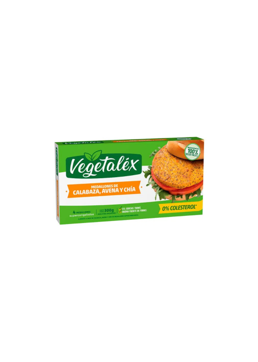 VEGETALEX Medallones de Calabaza, Avena y Chia 300G