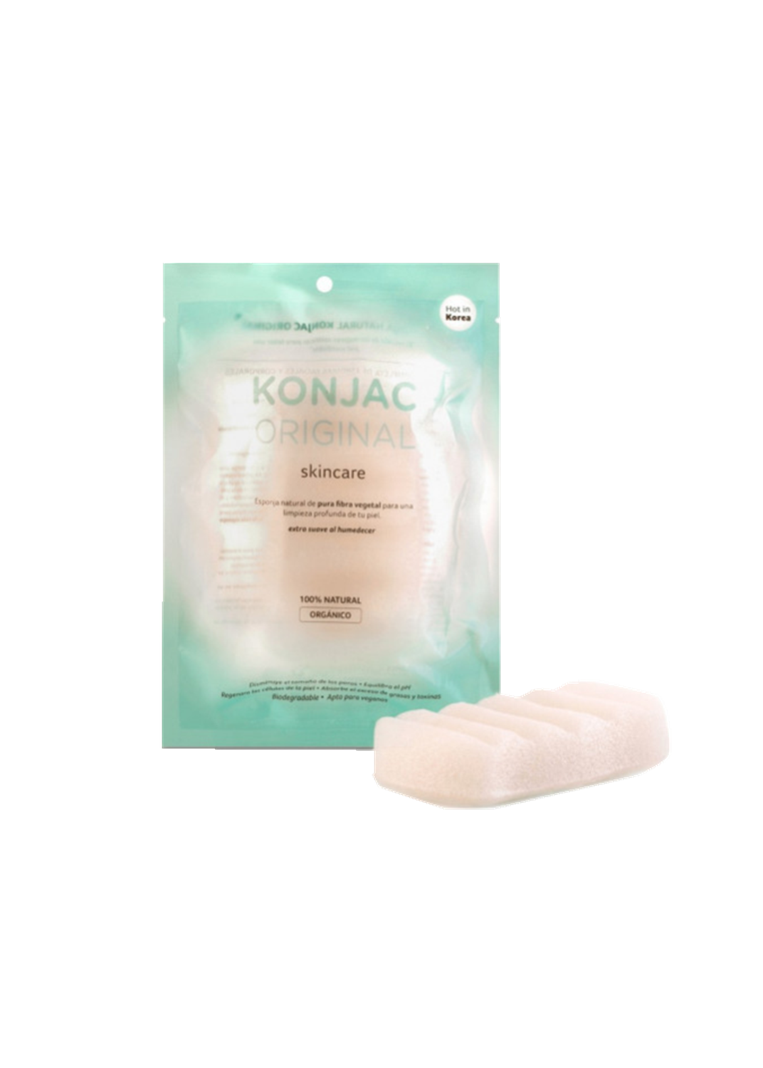 KONJAC ESPONJA CORPORAL BLANCA 1U