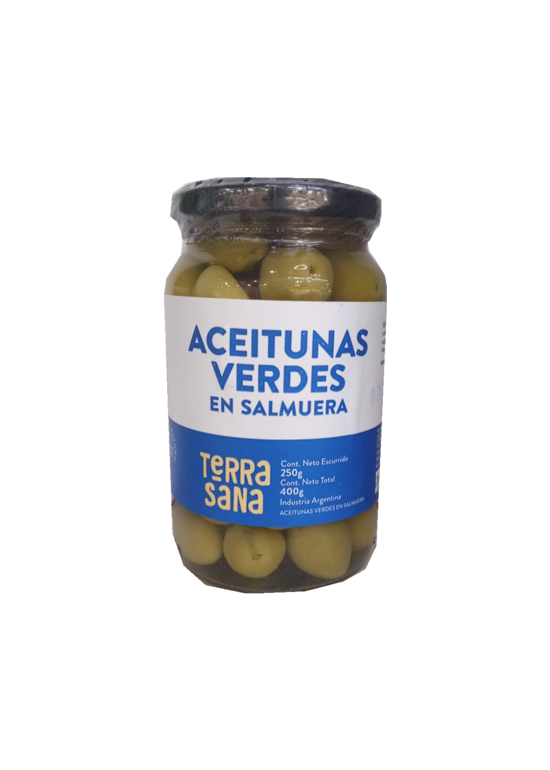 TERRASANA ACEITUNAS VERDES 250G