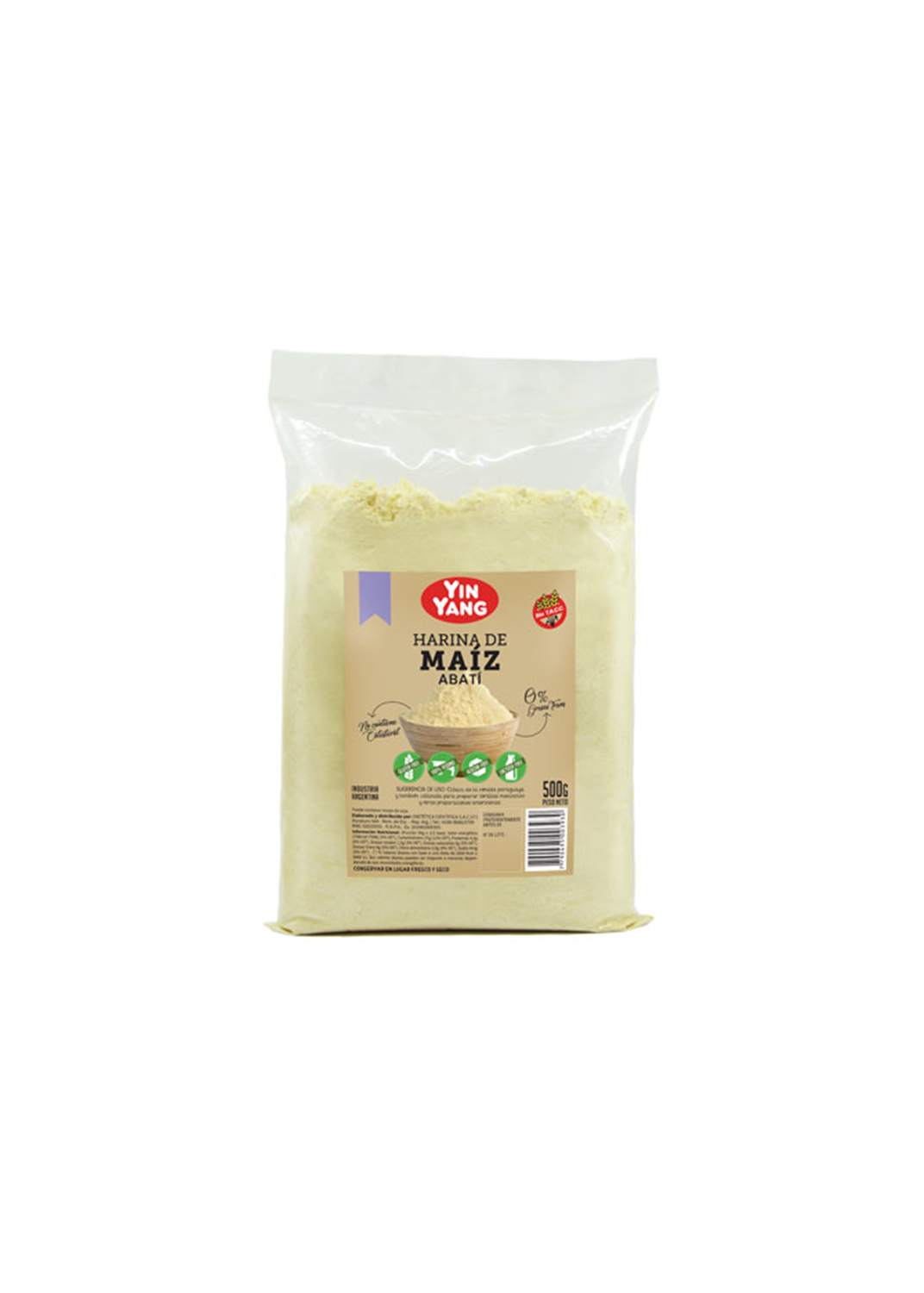 YIN YANG HARINA DE MAIZ ABATI 500G