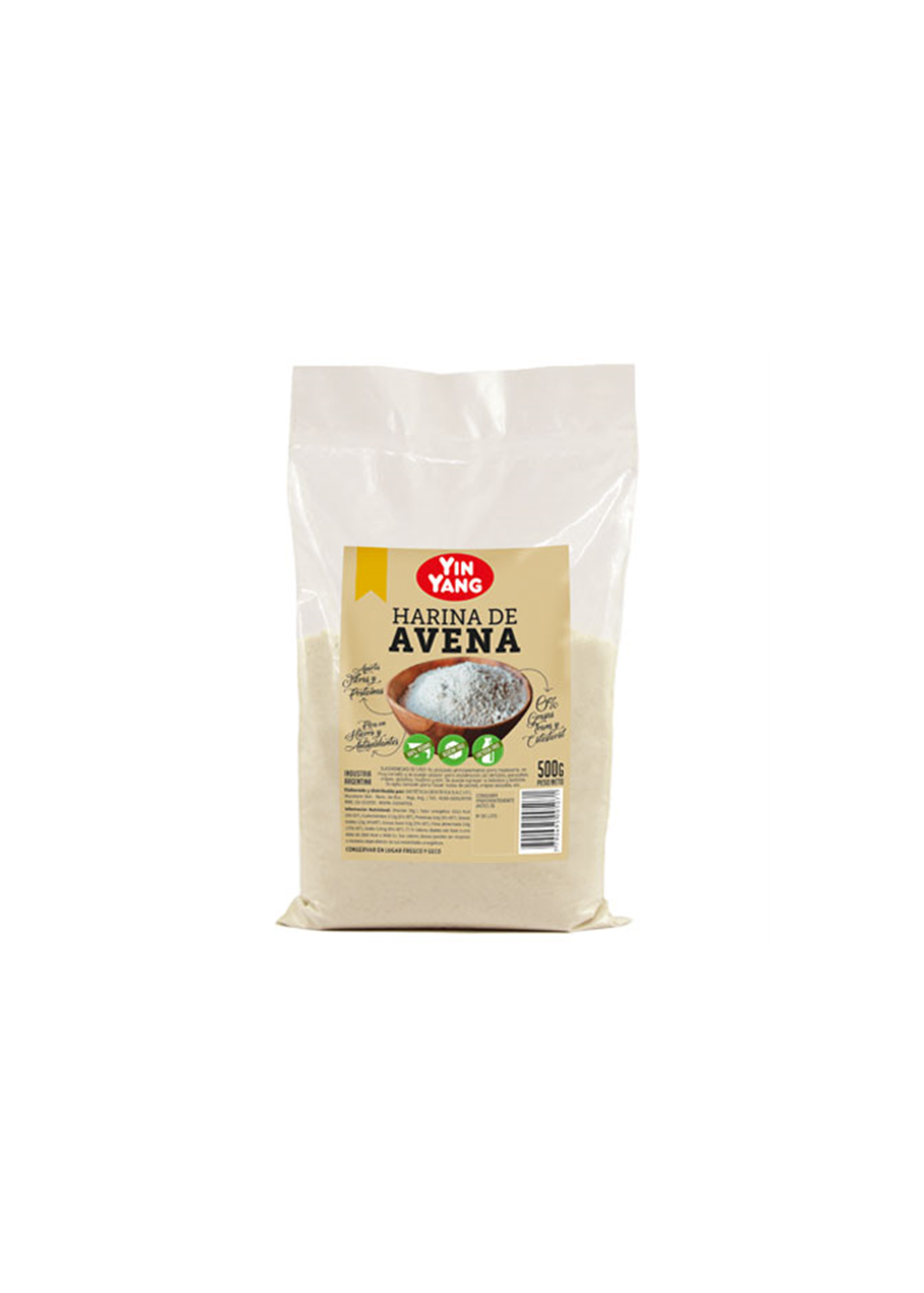 YIN YANG HARINA DE AVENA 500g
