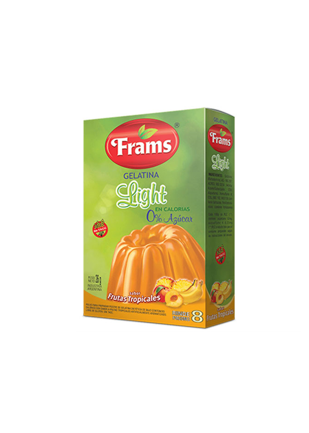 FRAMS GELATINA FRUTAS TROP 26G