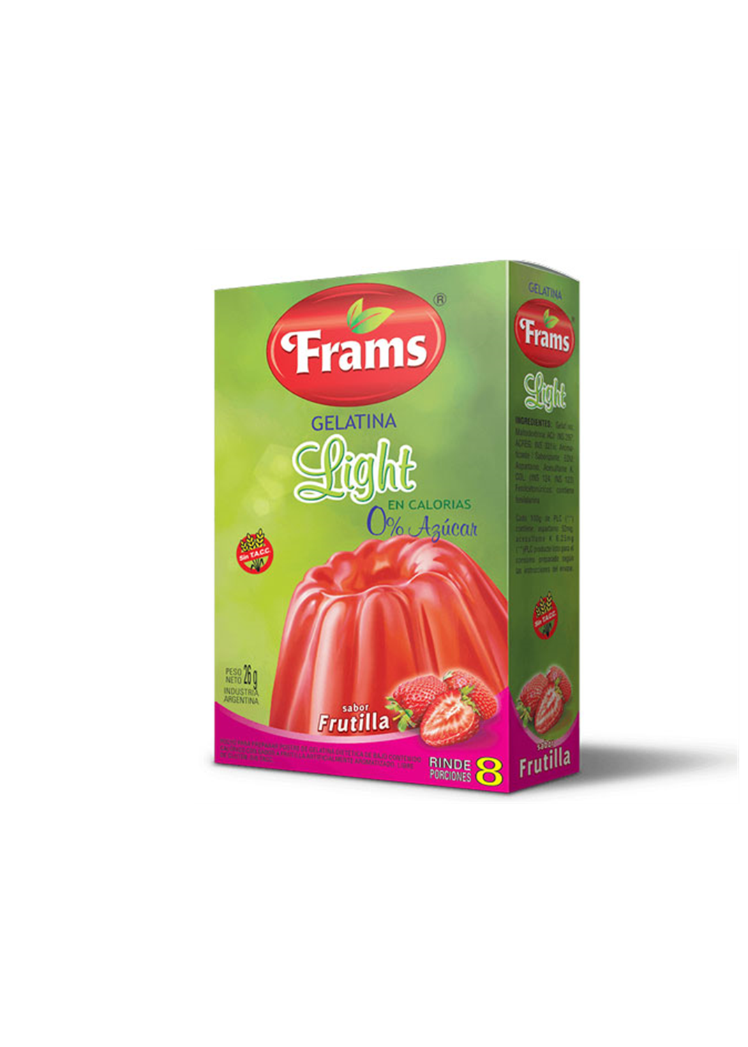 FRAMS GELATINA FRUTILLA 26G