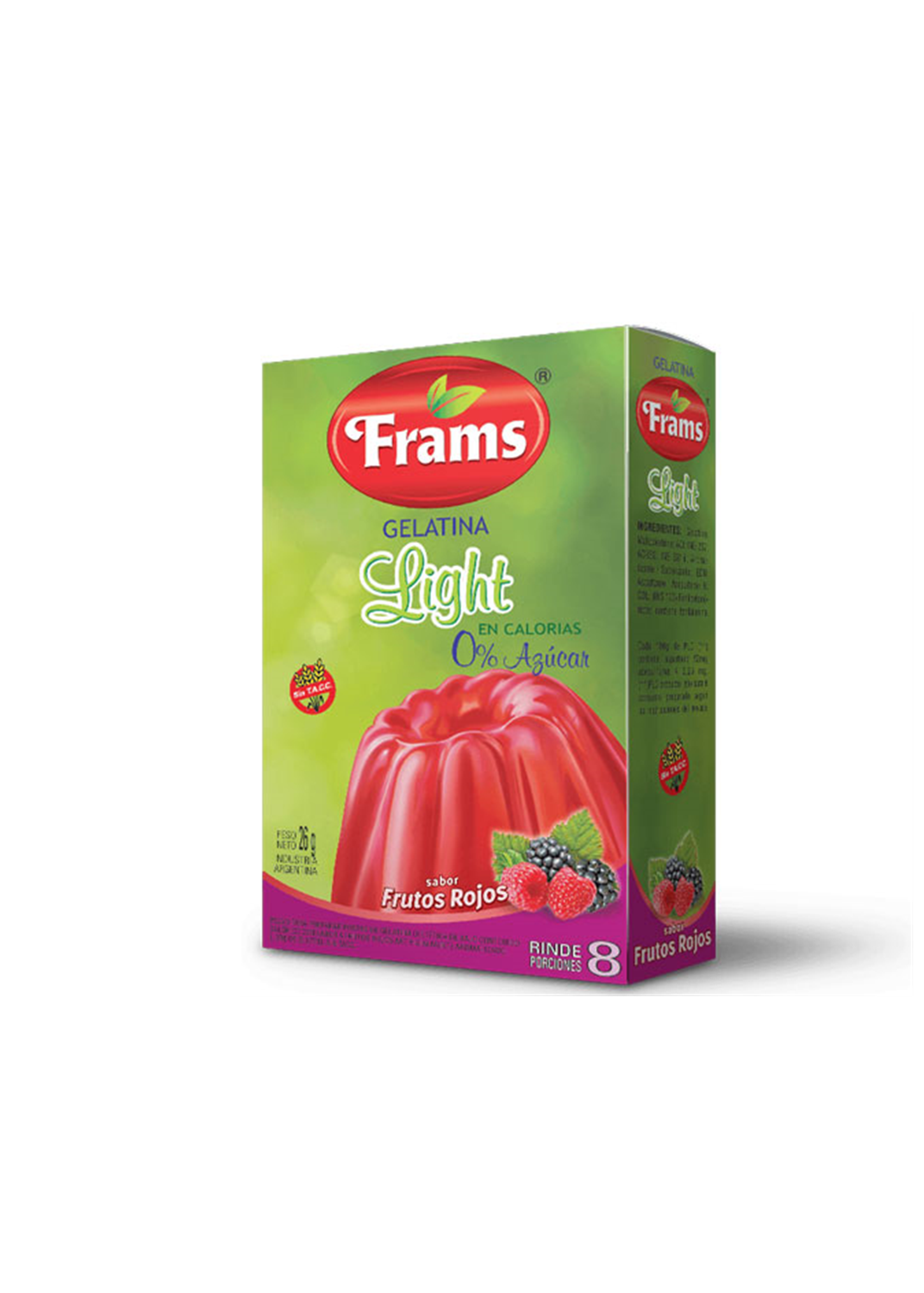 FRAMS GELATINA FRUTOS ROJOS 26G
