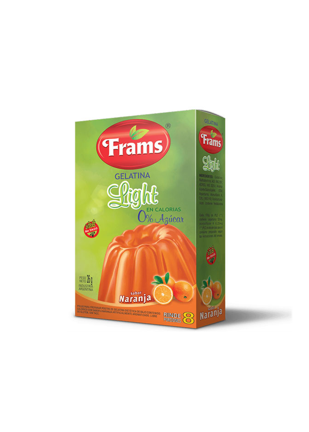 FRAMS GELATINA NARANJA 26G