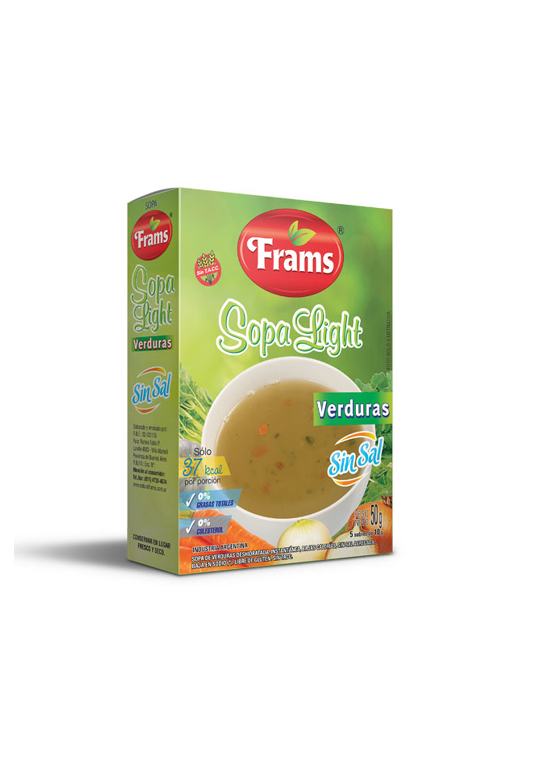 FRAMS SOPA LIG VERDURA S/S 50G