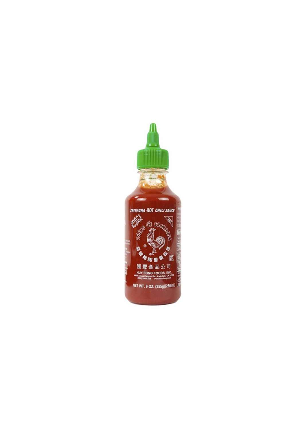 SRIRACHA SRIRACHA CHILI SAUCE HOT 255M