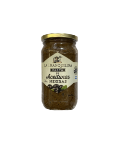 LA TRANQUILINA PASTA DE ACEITUNA NEGRA 330G