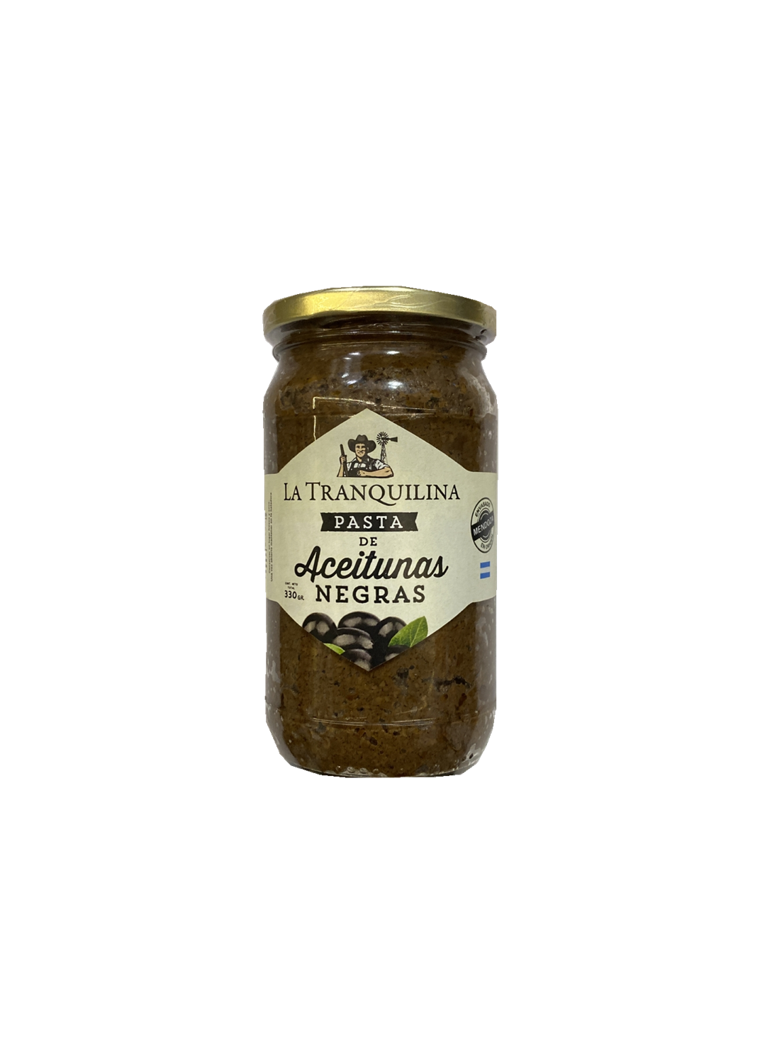 LA TRANQUILINA PASTA DE ACEITUNA NEGRA 330G