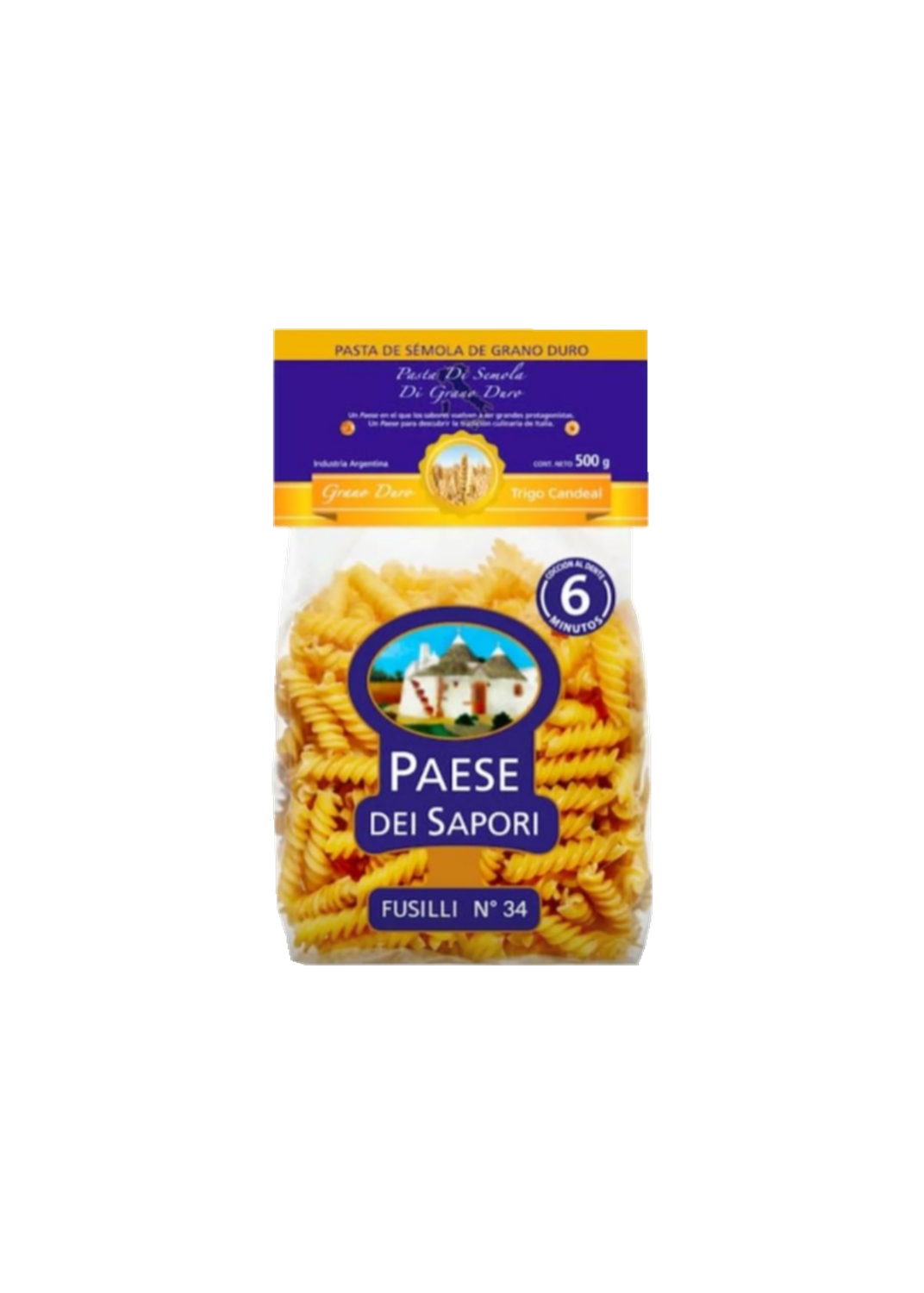 PAESE FUSILLI N34 500G APLV
