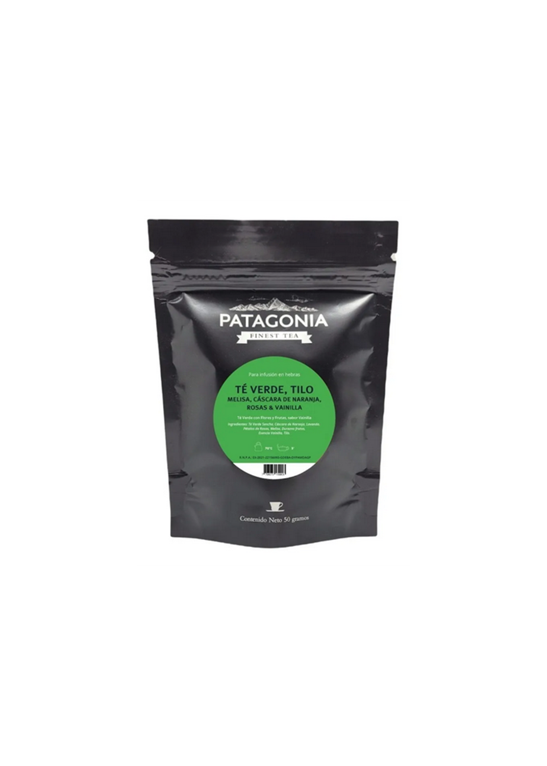 PATAGONIA TEA DOYPACK TILO TE VERD MELI 50G
