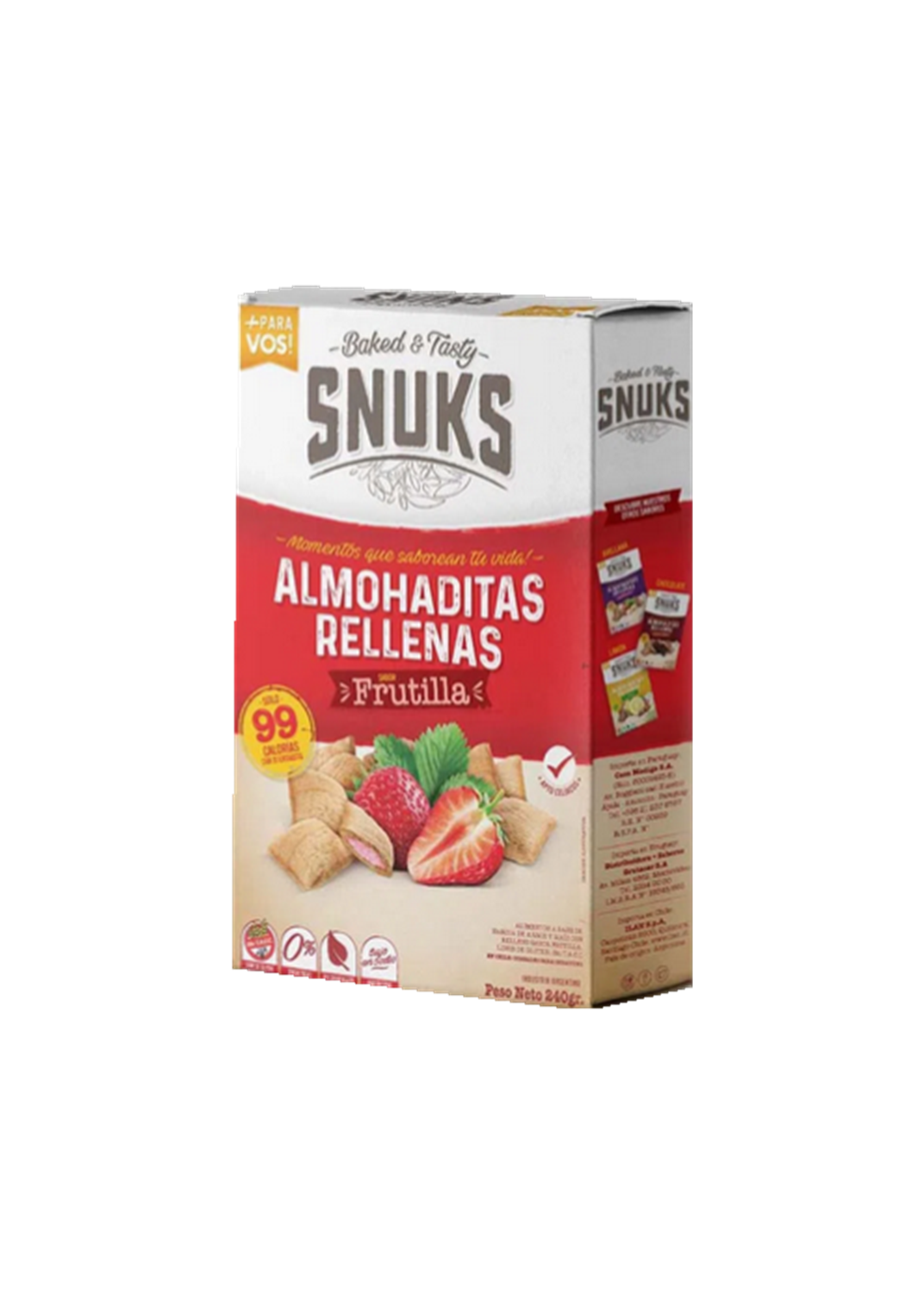 SNUKS SNUKS RELLENA FRUTILLA 240