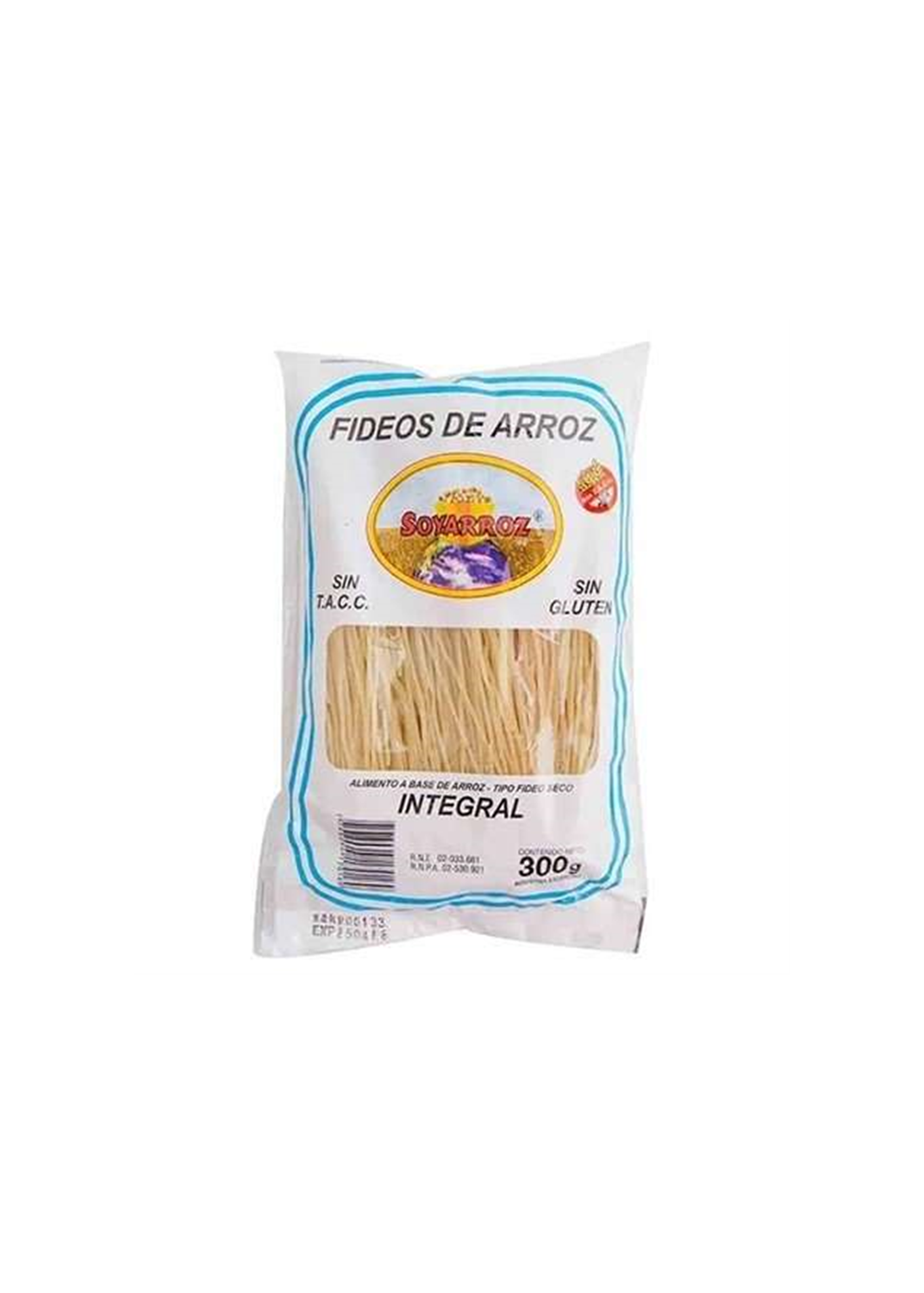 SOYARROZ SOYARROZ FIDEO INTEGRAL 300GR