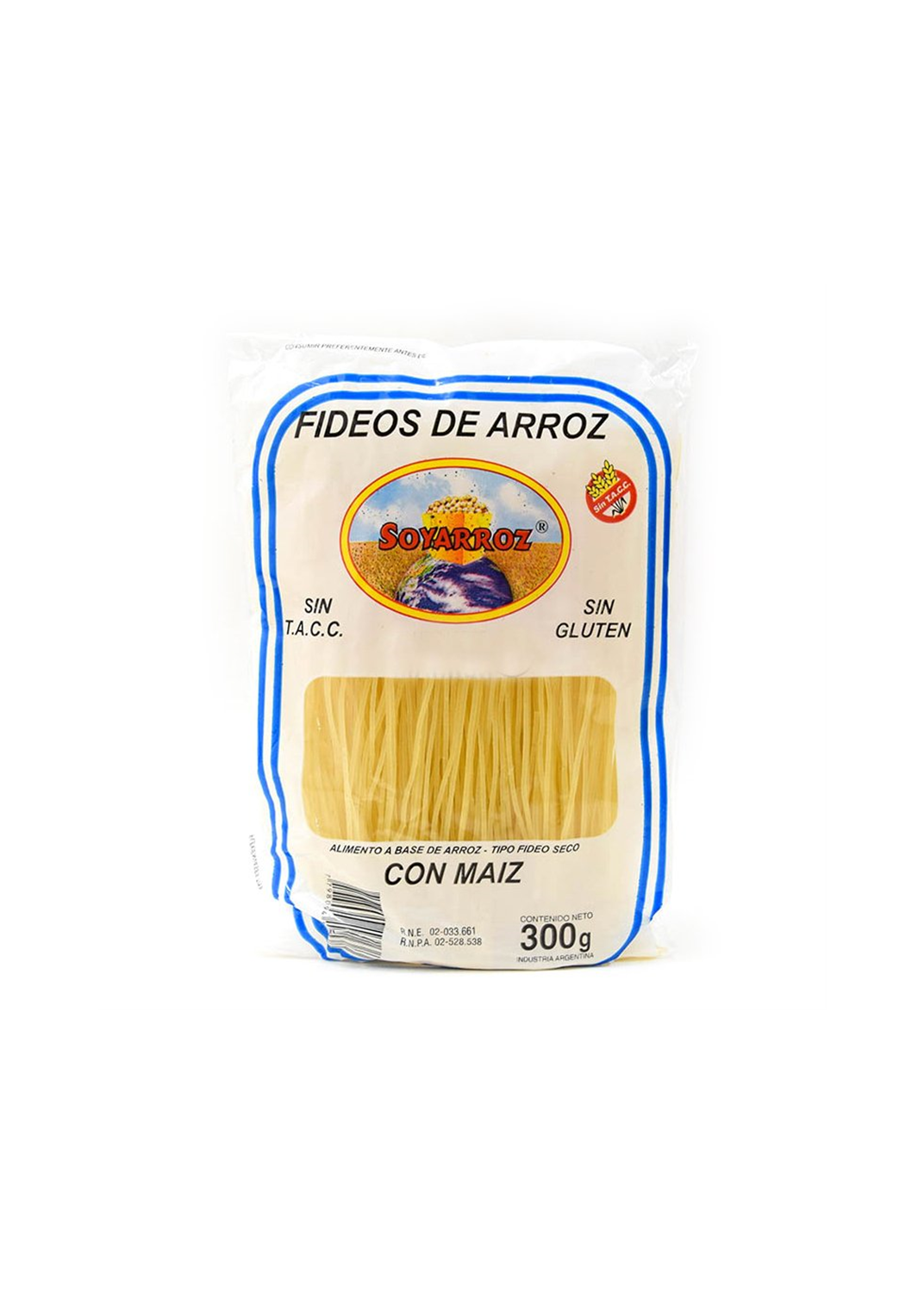 SOYARROZ SOYARROZ FIDEO MAIZ 300G