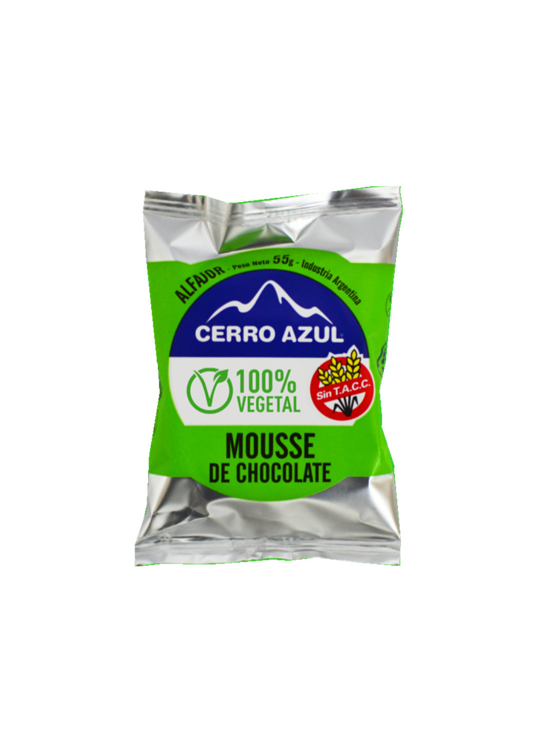 CERRO AZUL ALFAJOR MOU CHOCO 55G