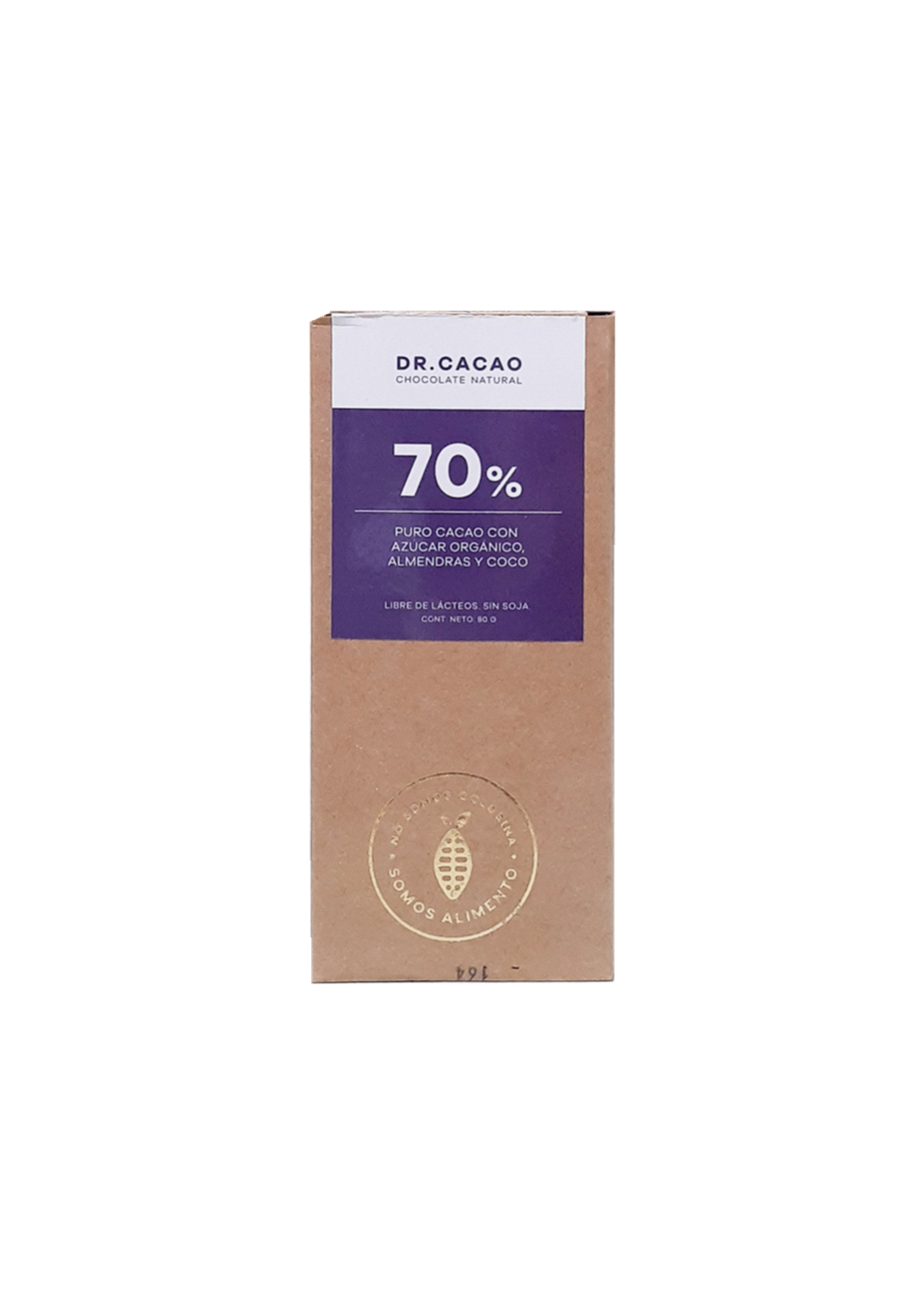 DR CACAO DR CACAO CHO 70%CACAO C/ALM 8