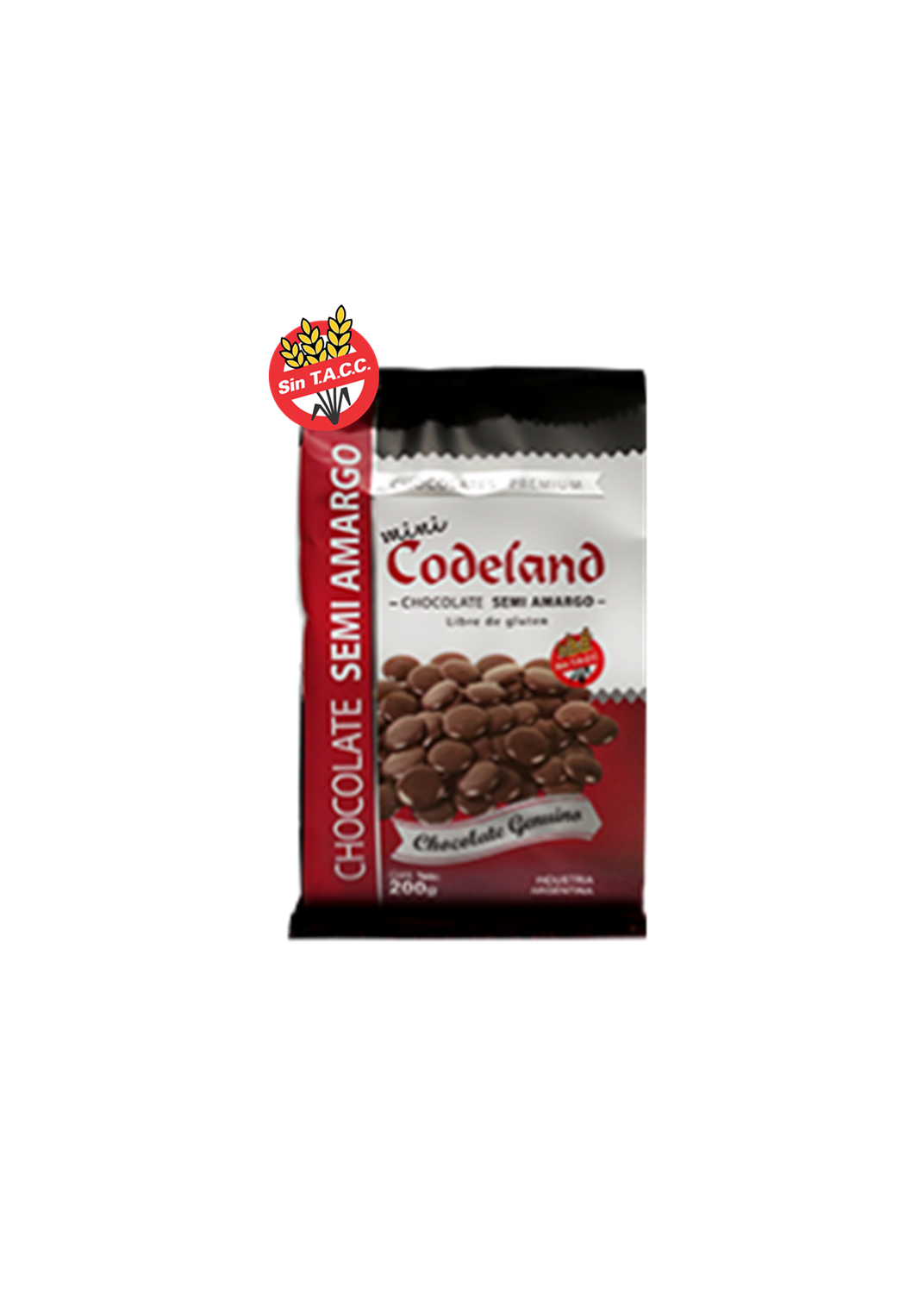 CODELAND CODELAND CHOCO SEMI AMAR 200G