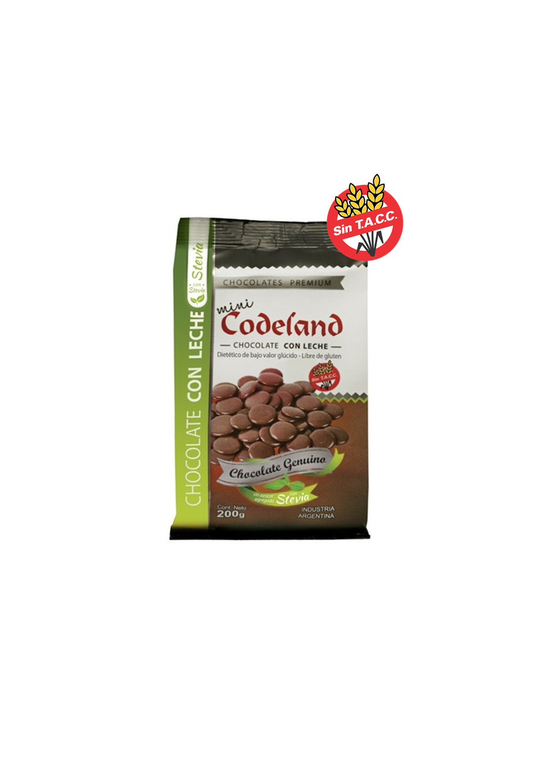 CODELAND CODELAND CHOCO LECHE STEVIA 2