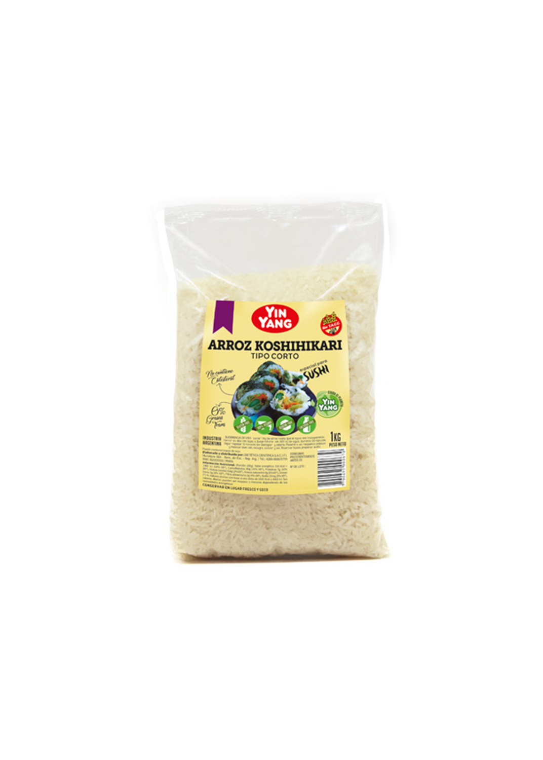 YIN YANG YIN YANG ARROZ KOSHIHIKARI 1K