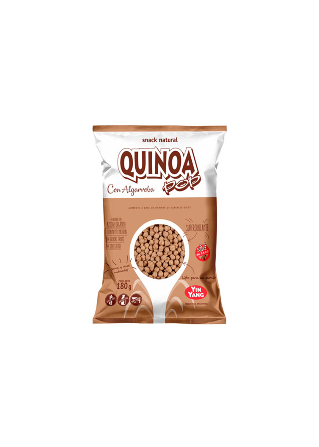 YIN YANG QUINOA POP ALGAR APLV 80G