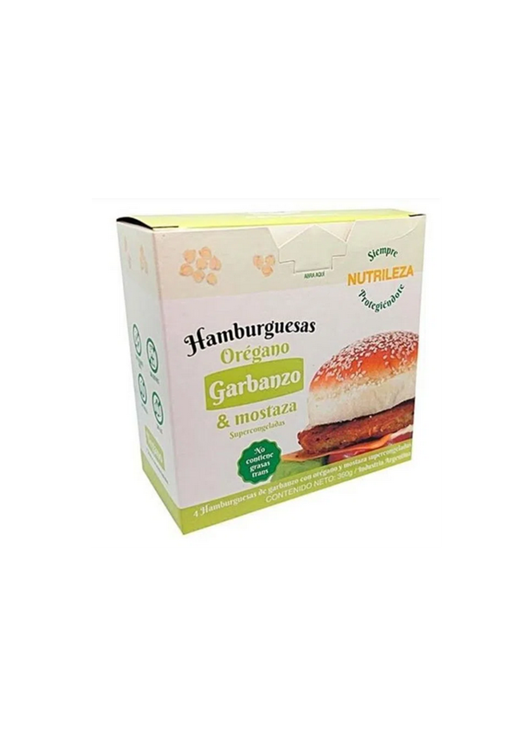 NUTRILEZA Medallones de Oregano, Garbanzo y Mostaza 360G