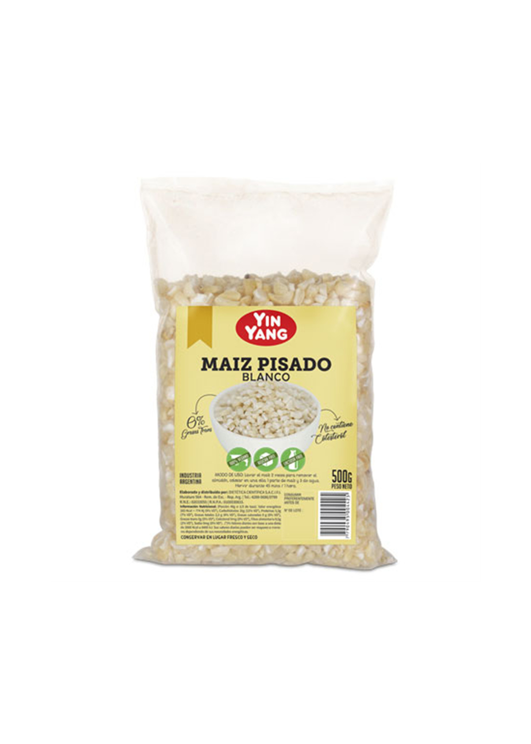 YIN YANG MAIZ PISADO 500GR