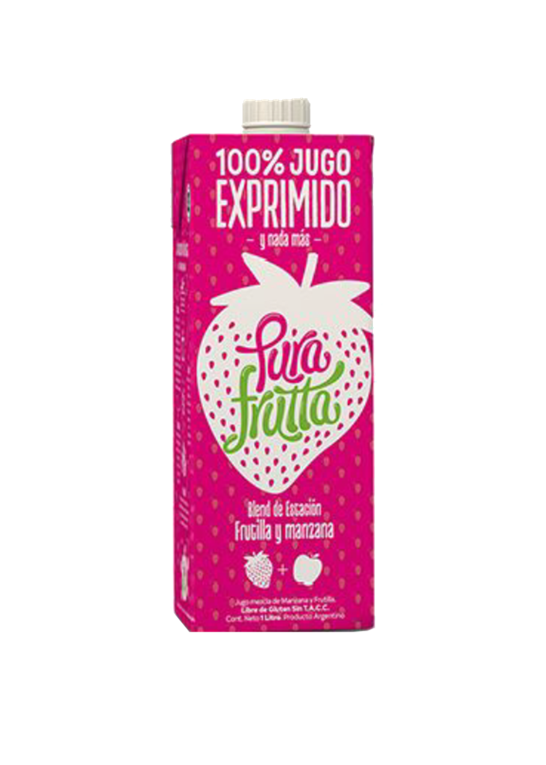 PURA FRUTTA MANZANA Y FRUTILLA 1L